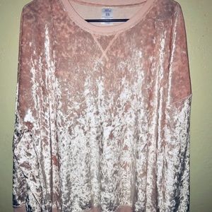 🔴Secret treasure pink velour top🔴